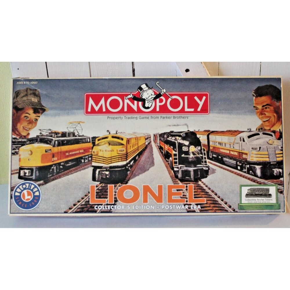 2000 USAopoly Lionel Monopoly Collector's Edition  Postwar Era Complete